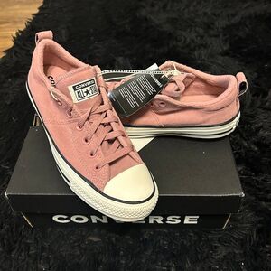 Converse Chuck Taylor Madison all star pink rose suede shoes sneakers sz 7 new